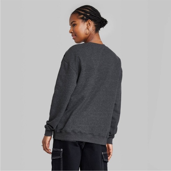 Wild Fable oversized floral dad sweatshirt - Picture 3 of 8